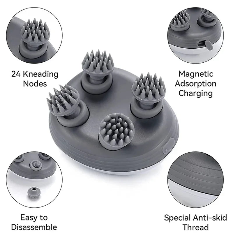 Rechargeable Electric Scalp & Body Massager